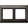 MERTEN Rahmen Aquadesign 400215 2fach dunkelbrasil