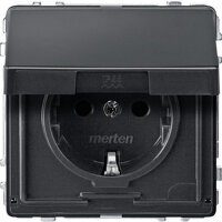 MERTEN Steckdose SCHUKO Aquadesign MEG23107214 anthrazit