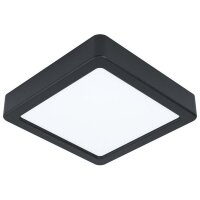 EGLO LED-Deckenleuchte LB24 Fueva 5 160x160mm schwarz 3000K