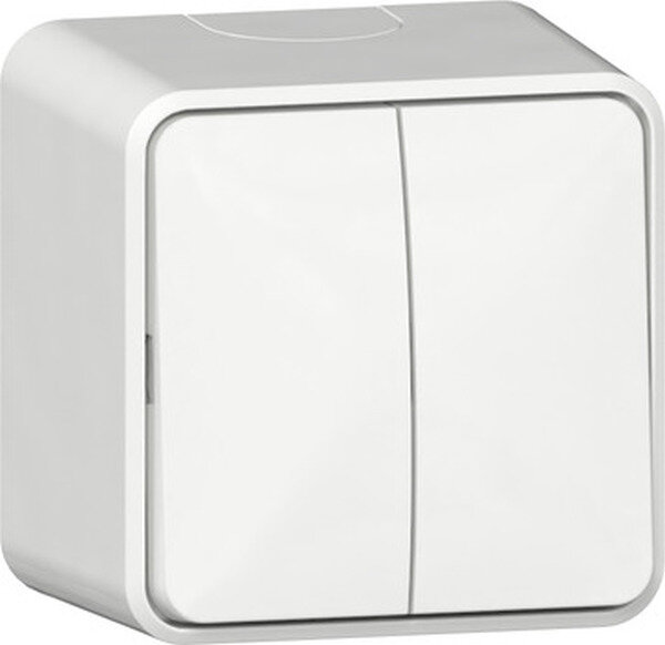 GIRA Wippschalter 310513 Serienschalter AP reinweiss