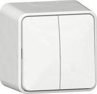 GIRA Wippschalter 310513 Serienschalter AP reinweiss