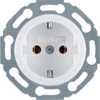 BERKER Steckdose SCHUKO 414520 polarweiss glänzend