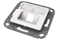 ZVK Datenanschlussdose designf.fixLink 45Grad 1fach mit ZP