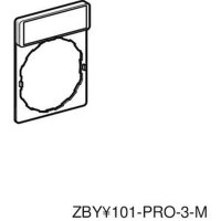 Schneider Electric Schildträger ZBY2101 schwarz/rot