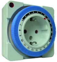 PROT Steckdosenuhr PSDUMT20 mechanisch Timer IP20