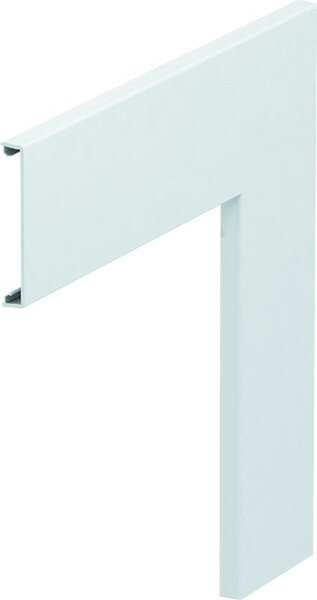 OBO Flachwinkel-Oberteil GK-OTGFRW reinwei&szlig; 80mm