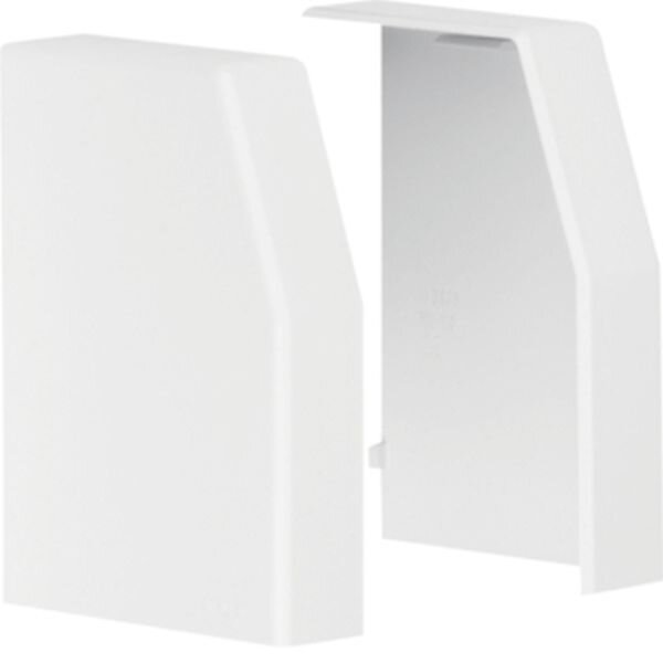 HAGER TEHALIT RK-Endkappe L2236 RAL9010 f.RK110 (1Paar) reinweiss