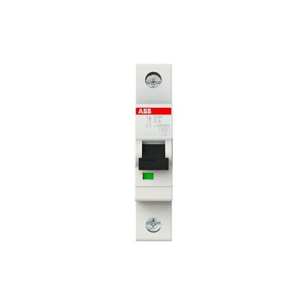 ABB Leitungsschutzschalter S201-C6 C6A 1polig 6kA