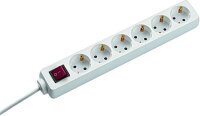 BACHMANN Tischsteckdose 381.244S SELLY 6fach weiss 1,5m