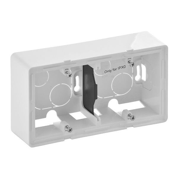 LEGRAND AP-Geh&auml;use VLIFE 2fach ultraweiss