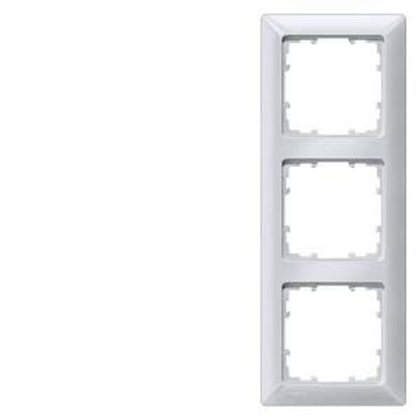 SIEMENS Rahmen 5TG2553-3 3fach aluminium metallic