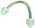 ASSA ABLOY Kabel&uuml;bergang 30cm lang Innendurchmesser 6mm wei&szlig;