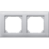 MERTEN Rahmen M-PLAN 486260 2fach aluminium