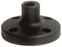 WERMA Fuss für Rohr D25mm Kunststoff BK für Rohr