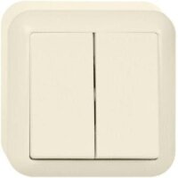 ELSO AP-Serienschalter 381500 10A CONTURA perlweiß