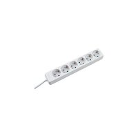 BACHMANN Tischsteckdose 381.241S SELLY 6fach weiss