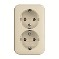 BUSCH-JAEGER Doppelsteckdose SCHUKO 202 EAP/11 weiß...