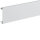 HAGER TEHALIT Br&uuml;stungskanal Oberteil BR08029016 80mm verkehrswei&szlig;