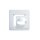 ESYLUX Abdeckung IP20 RAL 9016 signalweiss