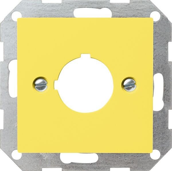 GIRA Abdeckung 027102 +Tragring Taster System 55 gelb