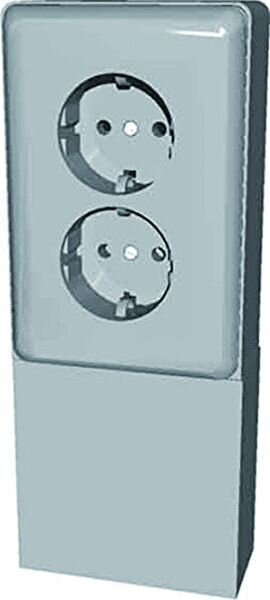 ELSO Steckdose 515500 2fach 16A RENOVIERUNG perlwei&szlig;
