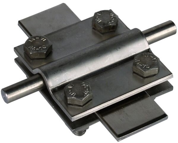 DEHN Kreuzst&uuml;ck 318209 ohne Zwischenplatte Niro (V4A)