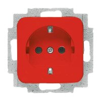 BUSCH-JAEGER Steckdoseneinsatz SCHUKO 20 EUC-217-101 rot...