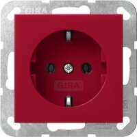 GIRA Steckdose SCHUKO 4455108 System 55 Rot