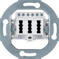BERKER TAE-Steckdose 450009 3x6NFN polarweiss