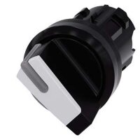 SIEMENS Knebelschalter beleuchtbar 22mm rund schwarz weiss