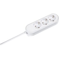 BACHMANN Tischsteckdose 387.270 3fach weiss - nicht zu...
