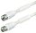 PROT Antennen-Anschlusskabel PAAK W15 BZT-CE 90dB weiss 15m