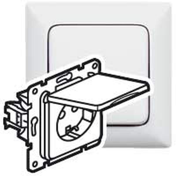 LEGRAND Steckdose SCHUKO 776224 Creo Ultraweiss