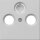 GIRA Abdeckung 0869015 Koaxial-Antennensteckd. System 55 Grau matt