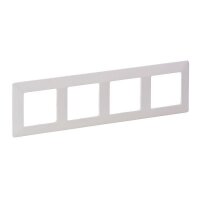 LEGRAND Rahmen VLIFE 4fach ultraweiss