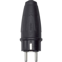 MERTEN Gummistecker SCHUKO 123251 (DE FR BE) schwarz