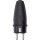 MERTEN Gummistecker SCHUKO 123251 (DE FR BE) schwarz