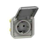 LEGRAND Einsatz 069570L SCHUKO-SDO Plexo New IP44 grau
