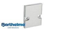 BARTHELME Endkappen-Set LB24 alu 2 Stck inkl.4 Schrauben