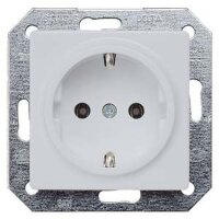 SIEMENS Steckdose SCHUKO 5UB1931 aluminium-metallic