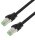 HighPatch Nambo Patchkabel Cat.6A schwarz 4P26 TPE-LSZH S/FTP 2xRJ45 1m