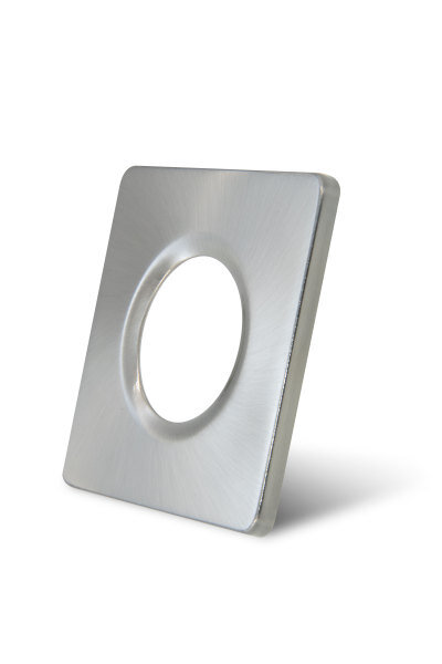 DOTLUX Zierring LB24 f.MULTISCREW eckig Edelstahl geb&uuml;rstet