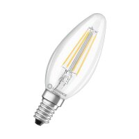 LEDVANCE LED-Leuchtmittel LED CLB60 5.5W 827 FILCL E14 P