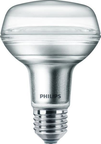 PHILIPS LED-Leuchtmittel CoreProspot ND 4-60W R80 E27 827 36D