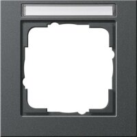 GIRA Rahmen 109123 1fach Beschriftungsfeld E2 anthrazit