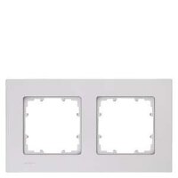 SIEMENS Rahmen 5TG1112-1 2fach alu-metallic 161x90mm