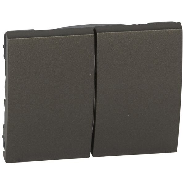 LEGRAND Serienwippe 771212 Galea dark bronze