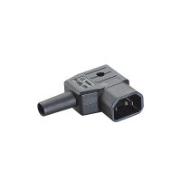 BACHMANN Winkelkaltgerätestecker 915.172 70 Grad...