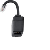HAGER Adapter EHZ001A RJ12 Buchse auf RJ10 Stecker