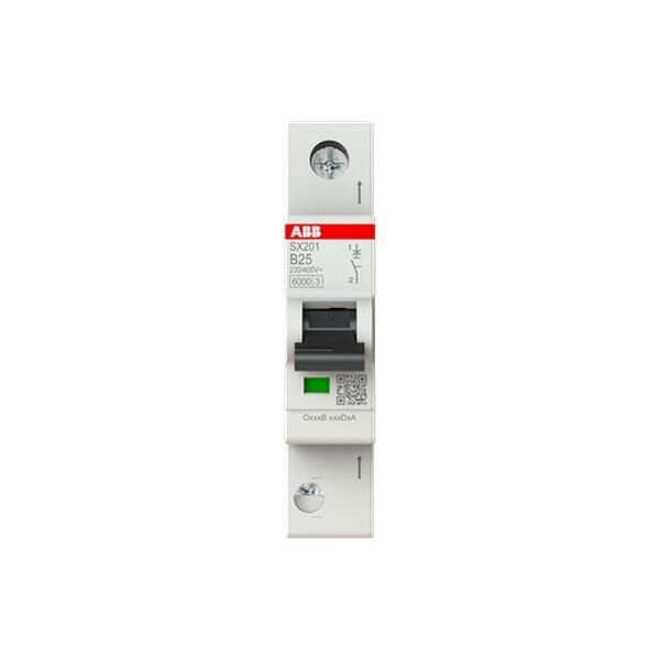 ABB Sicherungsautomat SX201-B25 Flexline B-Char.6kA 25A 1P